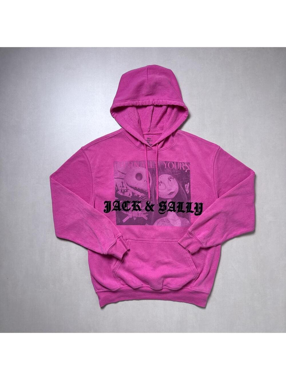 Y2K The Nightmare Before Christmas 00s Pink Hoodie Jacket